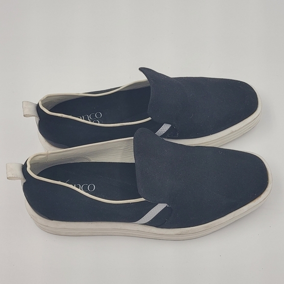 Franco Sarto Womens Black Canvas Maldives Slip-On Sneaker Size 7 - Picture 5 of 11